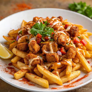 Loaded Fries Chicken
