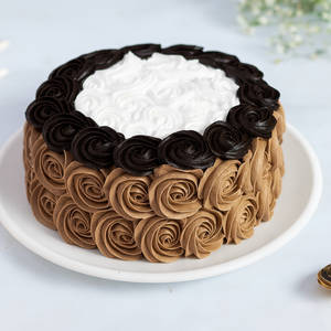 Triple Chocolate Terrain Cake