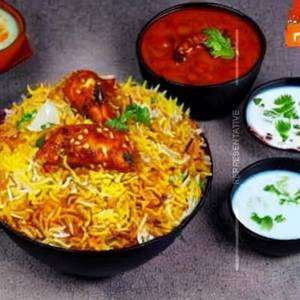 Chilli Chicken Fry Piece Biriyani