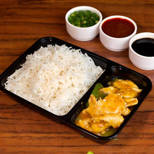 Sliced Chicken In Hot Garlic Sauce Combo