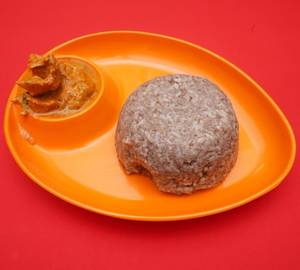 Ragi Muda With Chicken Curry