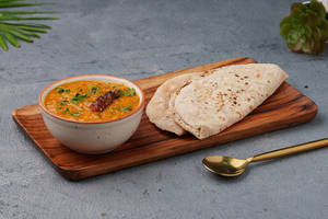 Phulka[2Pc] + Dhall Fry [200Ml]