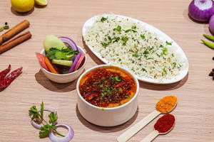 Dal Tadka With Jeera Rice