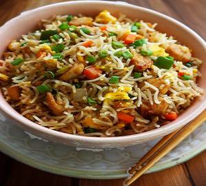 Chicken fried rice + lollipop + tandoori quator