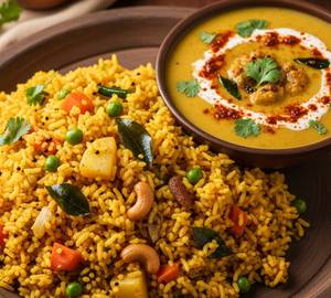 Masala Bhaat With Kadhi [Full]