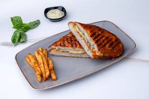 Tomato Mozzarella & Basil Sandwich In Panini Bread