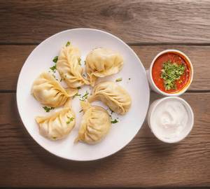Veg Steam Momos ( 6 Pieace )
