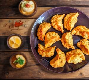 Jain Veg Fried Momo ( 8pcs)