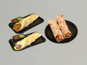 Double Egg Double Chicken Roll With Cheesy Corn Roll [Single]