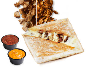 Cheesy Chicken Dominator Quesadilla
