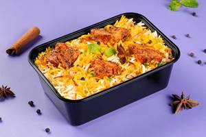 Lucknowi Tandoori Soya Chaap Biryani (Mini)