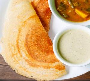 Butter Dosa 2 Piece& 2  chantny  vada samber