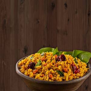 Puliyogare, Temple Style( with chutney)