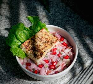 Grilled paneer salad
