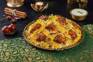 Noor-e-Soya Chaap Biryani (Serves 2)