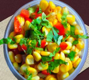 Spicy corn chat 