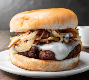 Mushroom Cheese Tikki Burger