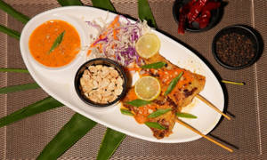 Thai Grilled Fish Skewers