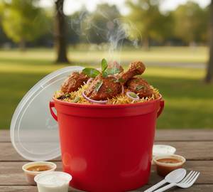 Special Chicken Fry Piece Bucket Biryani