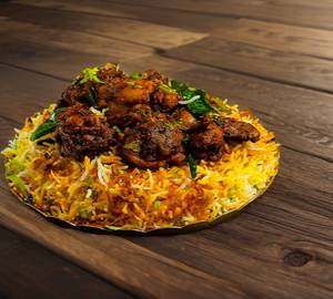 Chicken Fry Spices Biryani Handi 3 Person