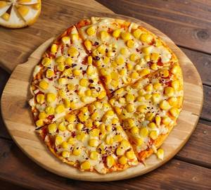 Corn cheese pizza