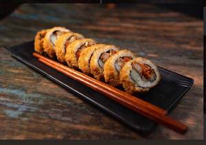 Inside out veg kimbap fry