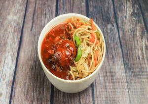 Noodles With Manchurian Combo Box