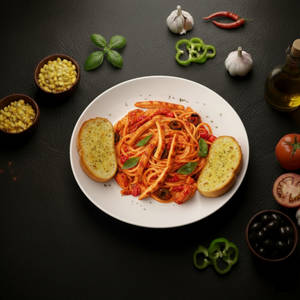 Spaghetti Arrabbiata Chicken
