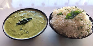 Green Thai Curry (with Steamed Rice)