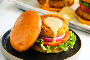 Chatpata Chana Burger
