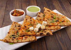 Paneer Tawa Paratha