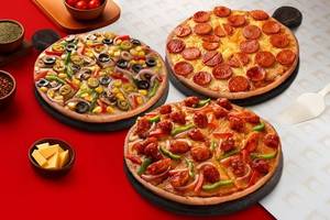 Buy 1 Get 2 Thin Crust Pizza Free(Veg & Non-Veg)