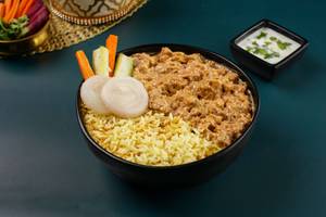 Soya Chaap Shawarma Biryani Bowl (Veg)