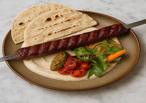Cola Glazed Lamb Kebab