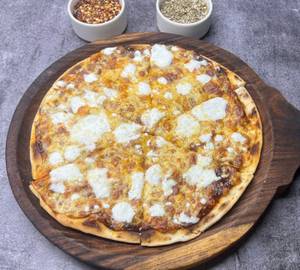 No Onion No Garlic Four Cheese Pizza, Thin Crust,