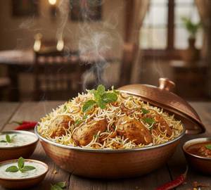 Hyderabadi chicken biryani