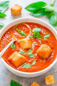 Basil Paprika Tomato Soup