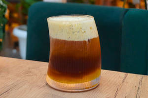 Mango Basil Coffee Boba