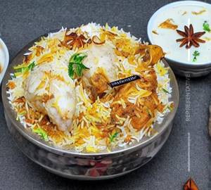 Chicken Dum Biryani Served 1