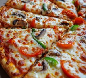 Cheese veggie pizza