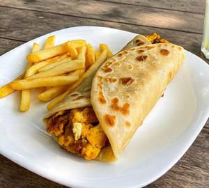 Double Egg With Single Chicken Roll
