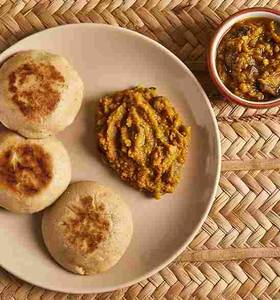 Ghee Roasted Litti - [2Pcs]