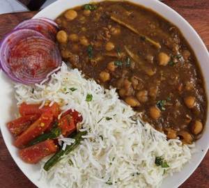 Chhole chawal