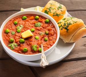 Jain Pav Bhaji with 2 pav