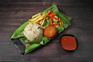 Hot Barbeque Sauce With Rice
