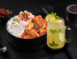Any Paneer Rice Bowl + Lemonade