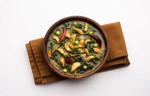 Lasuni methi / palak