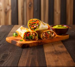 Spicy Tangy Paneer Wrap