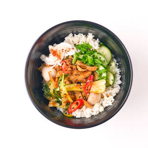 gochujang rice bowl | chicken