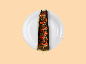 Strawberry Lolly Waffle